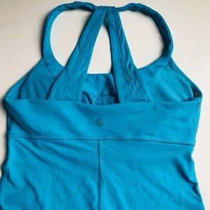 Lululemon tank top size 6 turquoise